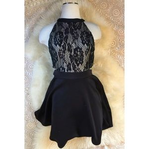 Speechless Lace Dress with Side Slits
